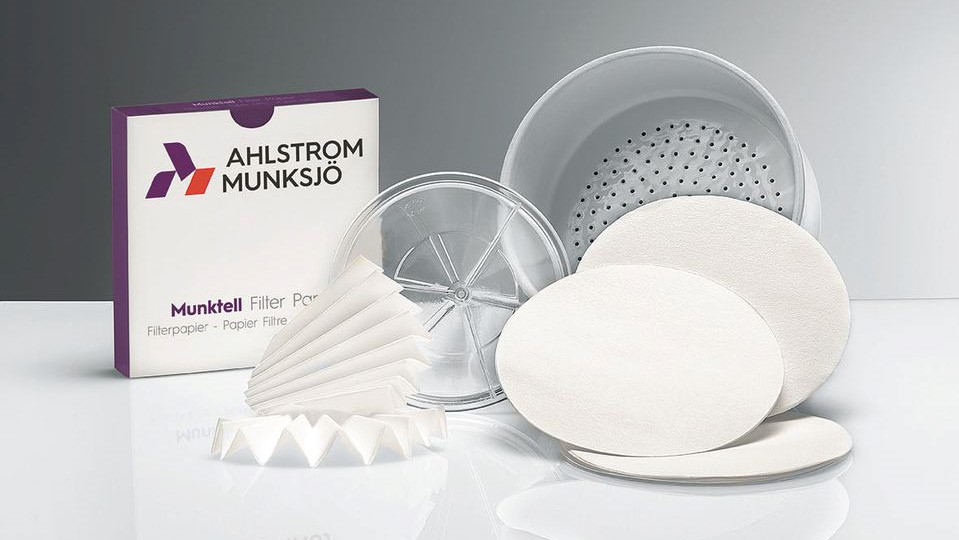 Grade 509 4 Micron 24cm Diameter Rapid Flow Ahlstrom 5090-2400 Pleated Filter Paper Pack of 100 